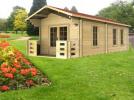 45mm Worthing 3x7m Log Cabin - Click Image to Close