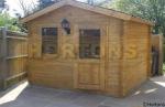 Log Cabin Mildred 28 + 28mm  3.0 X 3.0m  Twinskin