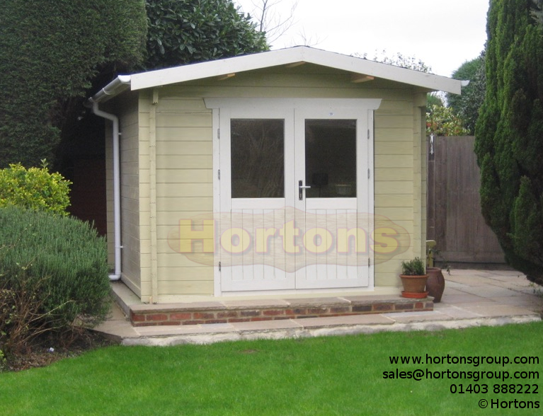 28mm Hull - 3m x 3.5m Log Cabin - Click Image to Close