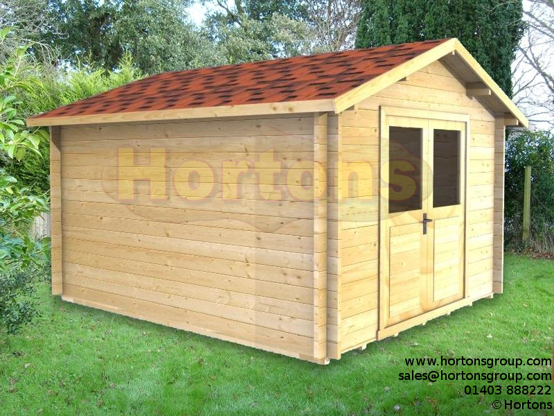 28mm Hull - 3m x 3.5m Log Cabin - Click Image to Close