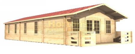 Plymouth 45mm 13x6m log cabin - Click Image to Close