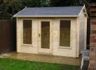 Log Cabin 45mm Bradford 3.5m X 2.5m Log Cabin