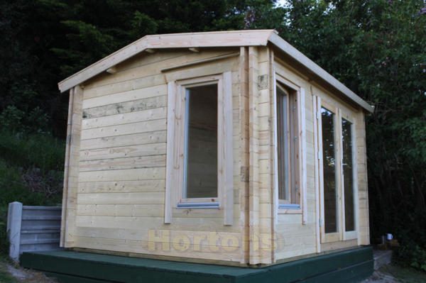 Manchester 35mm 3.5 x 3.5 m Log Cabin - Click Image to Close