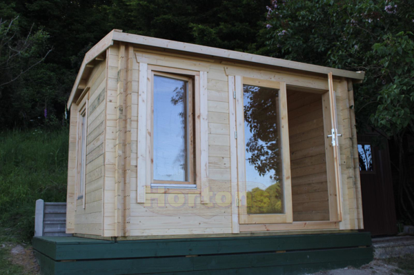 Manchester 35mm 3.5 x 3.5 m Log Cabin - Click Image to Close