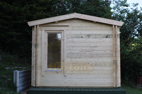 Manchester 35mm 3.5 x 3.5 m Log Cabin - Click Image to Close