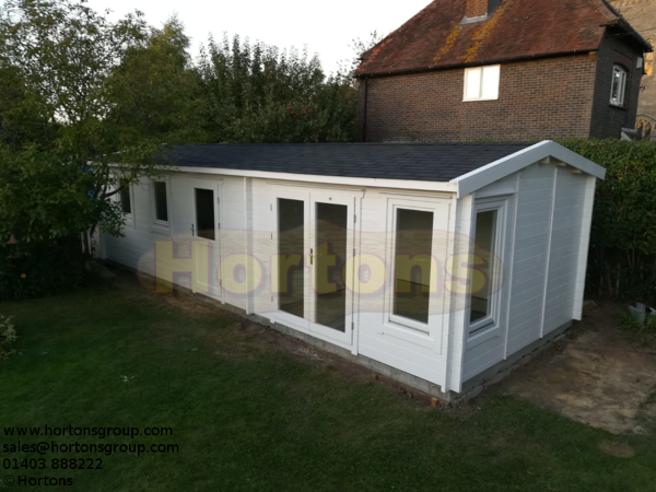 Insulated Garden Room with side store