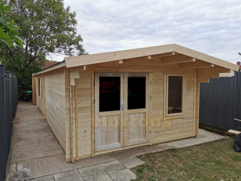 Log Cabin Alfred 90mm 4.0 X 9.0m