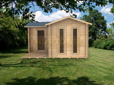 35mm 4x4m Petersfield L-shaped cabin - Click Image to Close