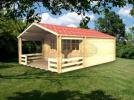 45mm Tonbridge 4 x 4 m log cabin