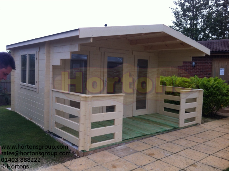 4m x 3m Bournemouth Log Cabin - 35mm wall logs