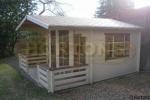 Bournemouth Twinskin 35 + 35mm 4.0 x 3.0m Log Cabin - Click Image to Close