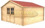 4x4m 28mm Redhill Log Cabin