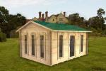 Log Cabin 4x3 - 35mm Hove Log Summerhouse