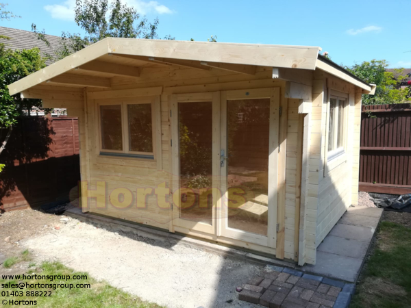 Log Cabin Leatherhead 45mm 4m X 3m