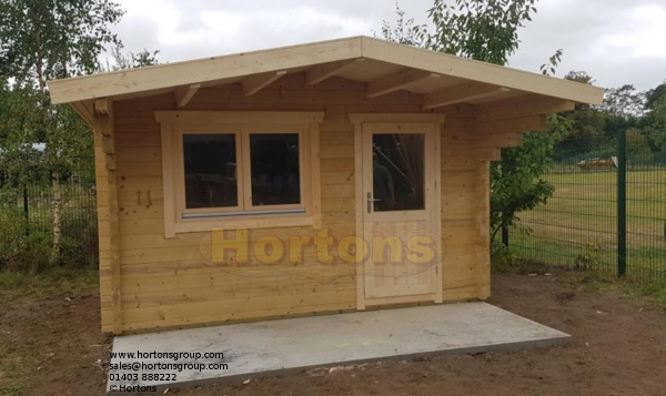 Log Cabin Basingstoke Twinskin 45 + 45mm  4.0 X 3.0m