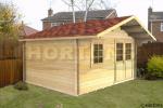 Seaford 28mm 4x4m Log Cabin - Click Image to Close