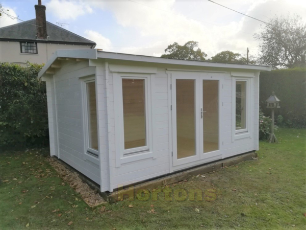 45mm, 4.5 x 3.5m Buckingham log cabin - Click Image to Close