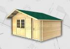 28mm Swindon 4.5m x 3.5m Log Cabin - Click Image to Close