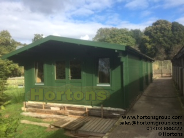 Log Cabin Crawley Twinskin 70 + 70mm   5.0 X 11.0m