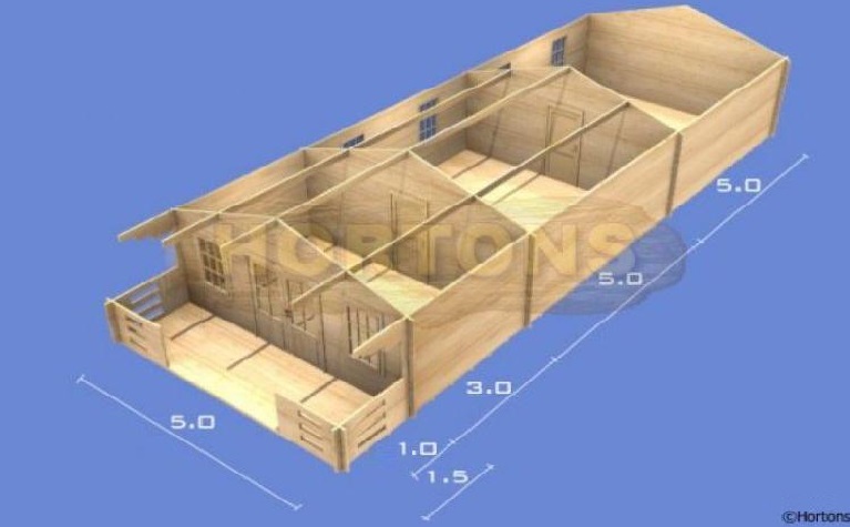 Folkestone Twinskin 45 + 45mm 5.0 x 13.0m - Click Image to Close