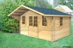 5x3m Thomas 45mm log cabin - Click Image to Close