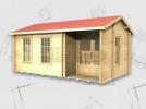 5x3 Nottingham log cabin - 35mm log cabin