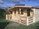 Log Cabin Sevenoaks Twinskin 60 + 60mm  5.0 X 5.0m