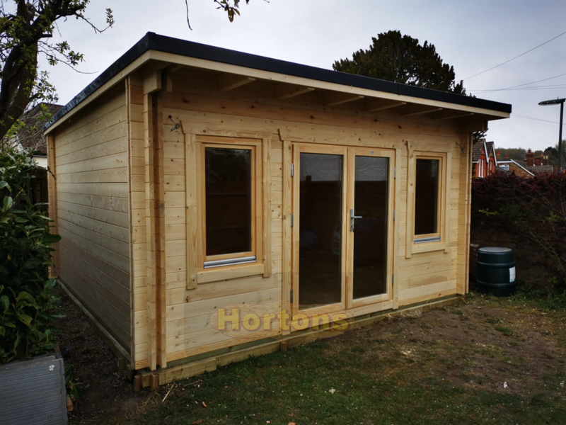 28mm Sevenoaks 5m x 5m Log Cabin - Click Image to Close