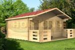 28mm Sevenoaks 5m x 5m Log Cabin - Click Image to Close