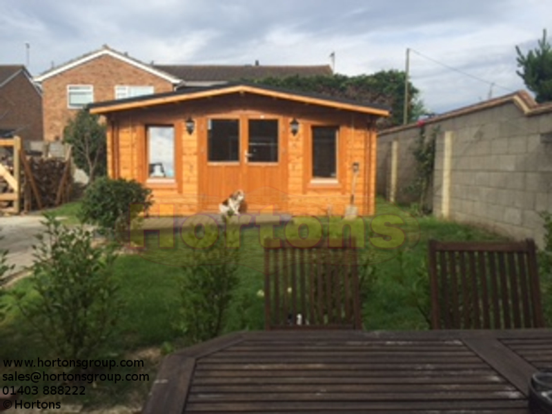 28mm Sevenoaks 5m x 5m Log Cabin - Click Image to Close