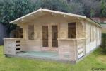 Log Cabin Sudbury Twinskin 70 + 70mm 5.0 X 9.0m