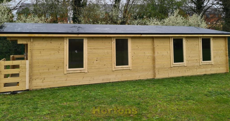 45mm Sudbury 5 x 9 Log Cabin - Click Image to Close