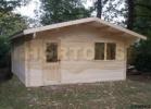 Log Cabin Leicester Twinskin 28 + 28mm 5.0 X 5.0m