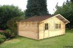28mm Gloucester 5x4m log cabin - Click Image to Close