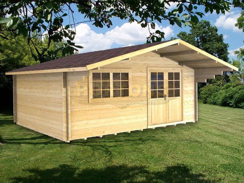 Lilly 28mm 5m x 4m log cabin - Click Image to Close