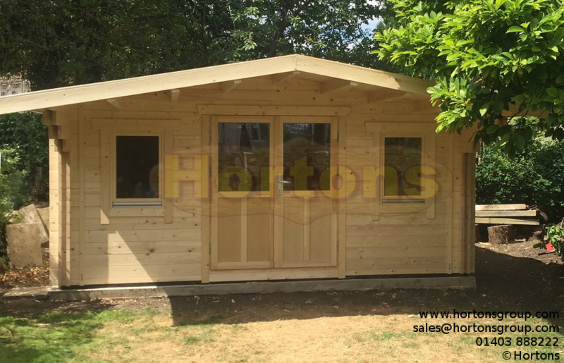 45mm Jasper 5m x 4m log cabin - Click Image to Close