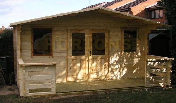 Log Cabin Norwich Twinskin 28 + 28mm 5.0 X 4.0m