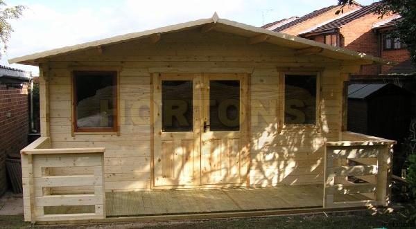 28mm Norwich 5x4m Log Cabin