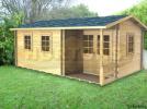 35mm Stafford 5.5m x 3.5m Log Cabin 35mm Stafford 5.5m x 3.5m Log Cabin