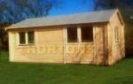 Log Cabin Aylesbury Twinskin 70 + 70mm Twinskin 6.0 X 4.0