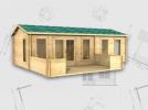 Basildon 45mm 7.5x4.5m Log Cabin - Click Image to Close