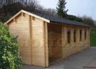 Log Cabin Coventry Twinskin 70 + 70mm   9 X 3m