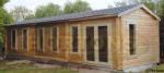 Log Cabin Northampton Twinskin 70 + 70mm  10.5 X 3.5m