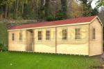 Telford 13x3m Log Cabin