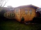 Log Cabin Stockport Twinskin 45 + 45mm   3.0 X 3.0m