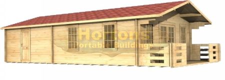 Dorchester 45mm 6m x 9m Log Cabin - Click Image to Close