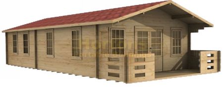 Penzance 35mm 6x9m log cabin