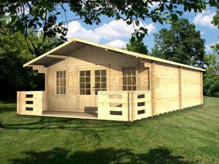 Preston 45mm 6x7m log cabin - Click Image to Close