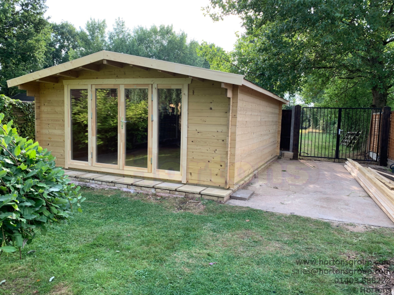 Bamsley 45mm 5x6m Log Cabin - Click Image to Close