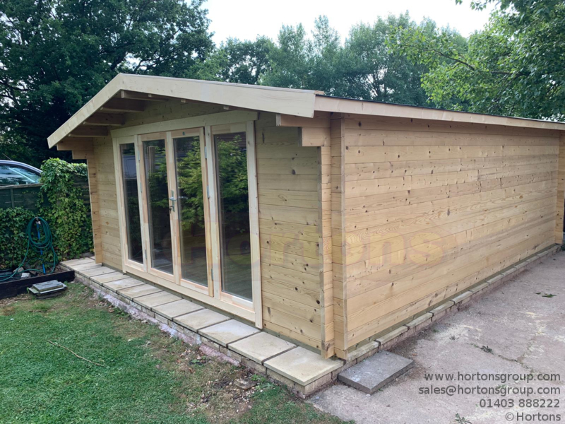 Bamsley 45mm 5x6m Log Cabin - Click Image to Close